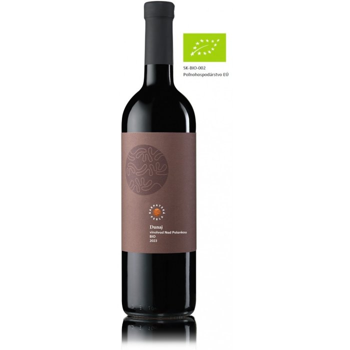 Vino Karpatská Perla Dunaj BIO červené suché 0,75L 