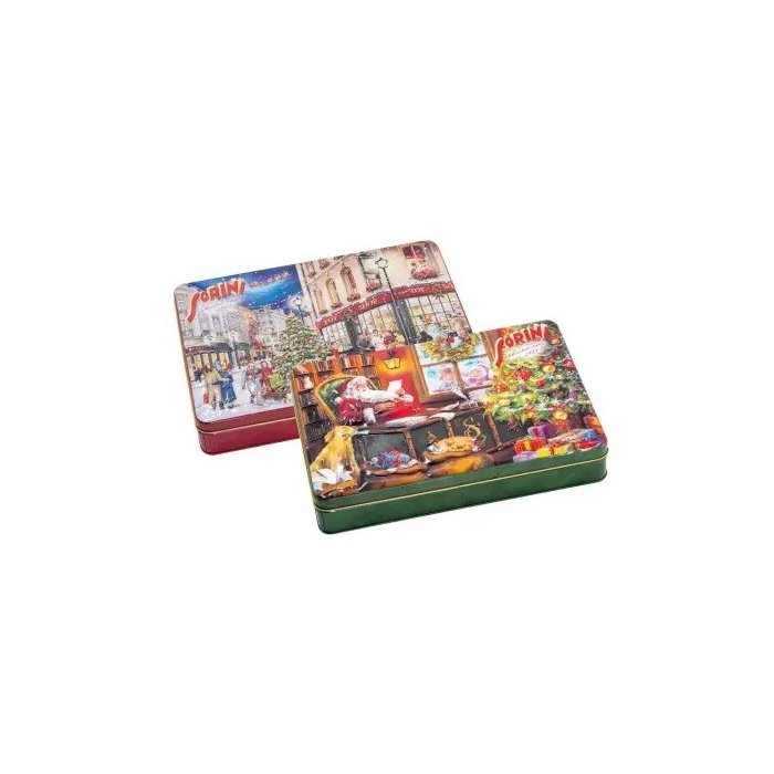Bonboniéra Sorini Christmas Time Tin 185g - náhodný výber