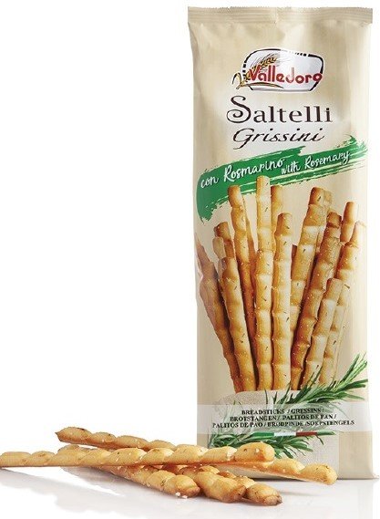 Valledoro Grissini Saltelli con Rosmarino 100g
