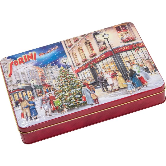 Bonboniéra Sorini Christmas Time Tin 185g - náhodný výber