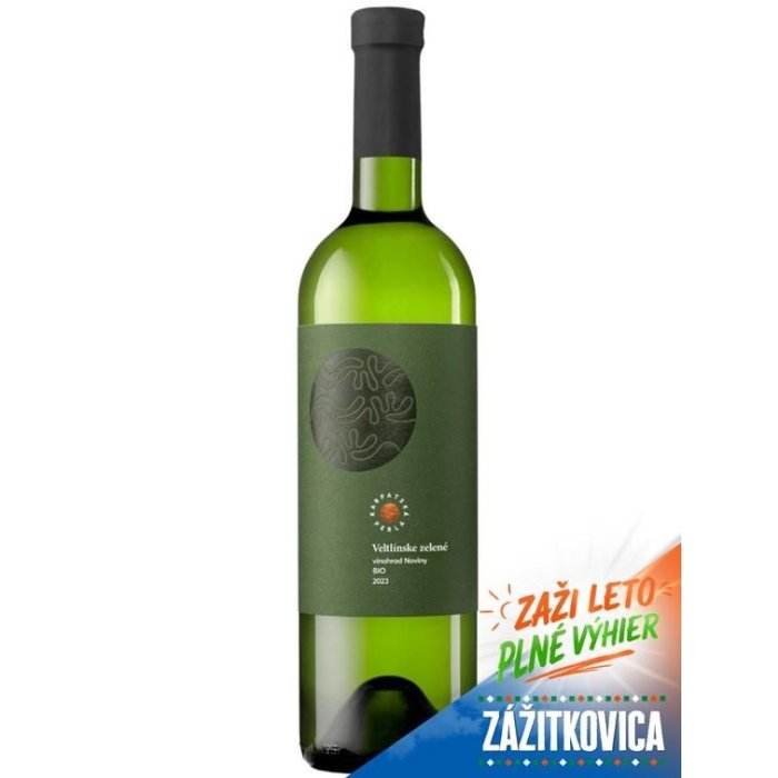 Víno Veltlinske zelené BIO Karpatská perla 0,75L